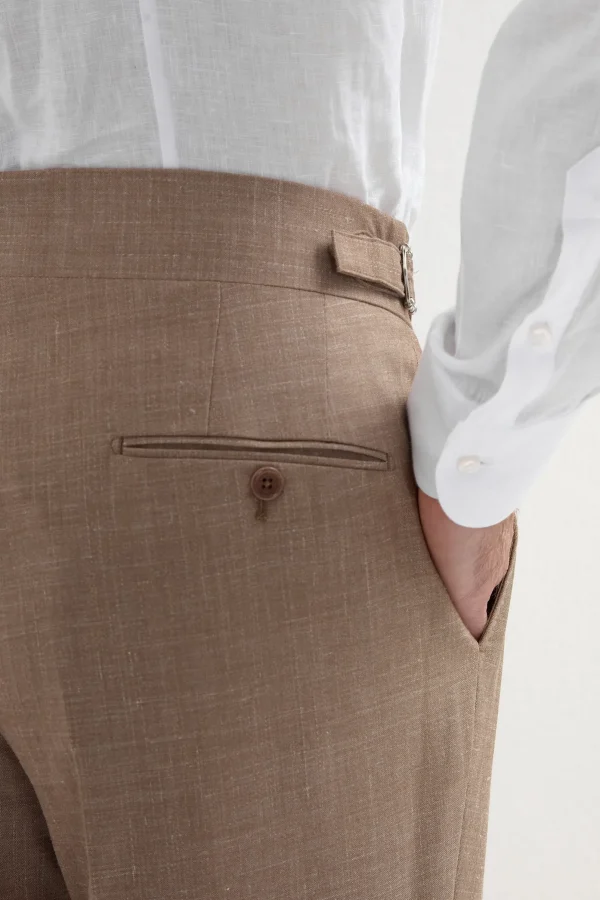 Almond Soragna trousers - Made in Italy