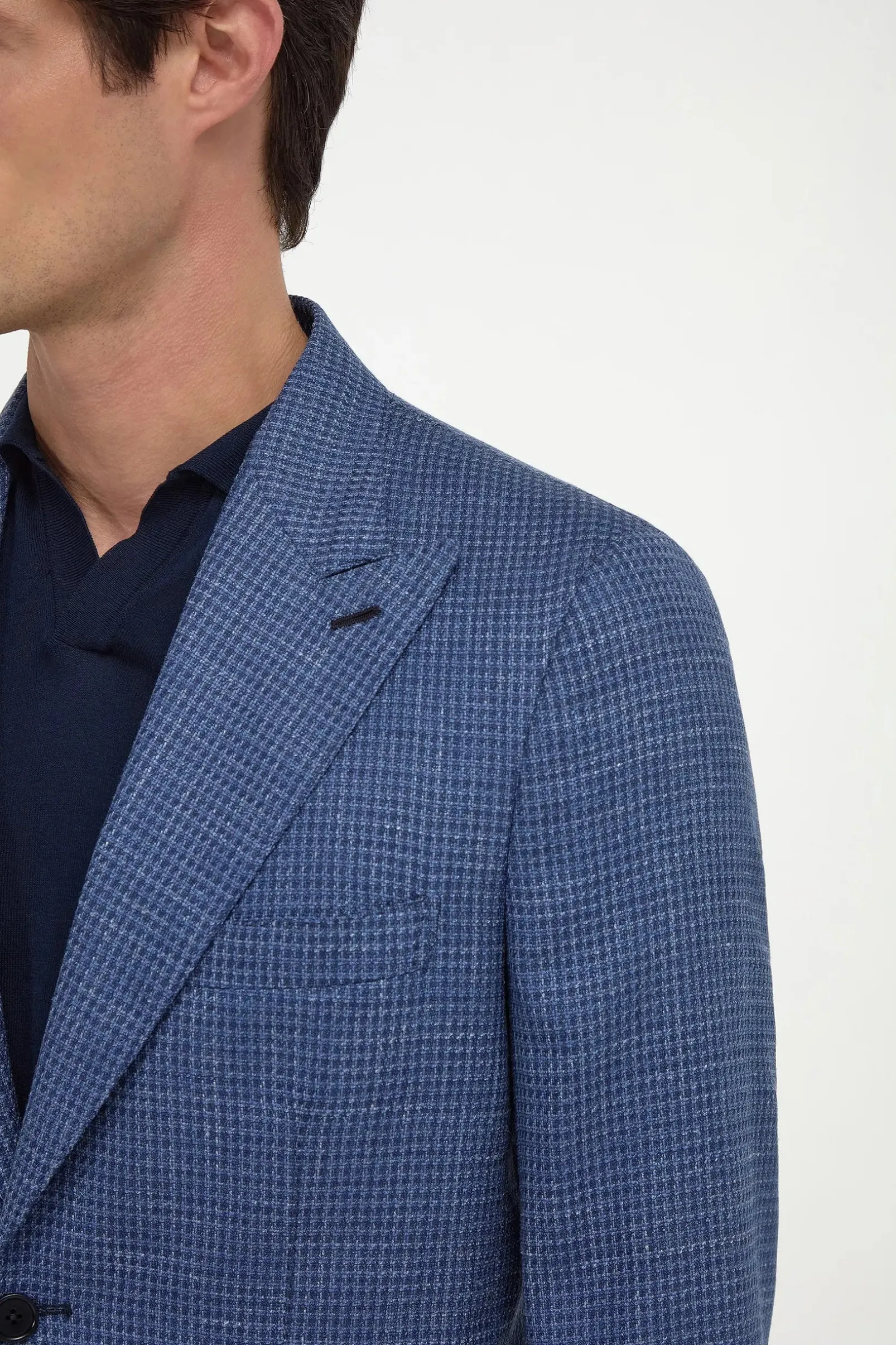 avio_blue_houndstooth_jac_5.webp Avio blue houndstooth jacket - Made in Italy