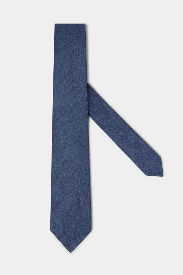 Avio flannel tie - Made In Italy