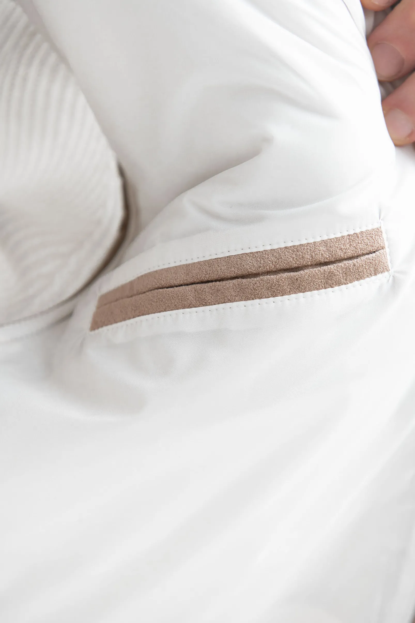 beige_cardigan__flannel___1.webp Beige cardigan - flannel & knitted wool - Made in Italy