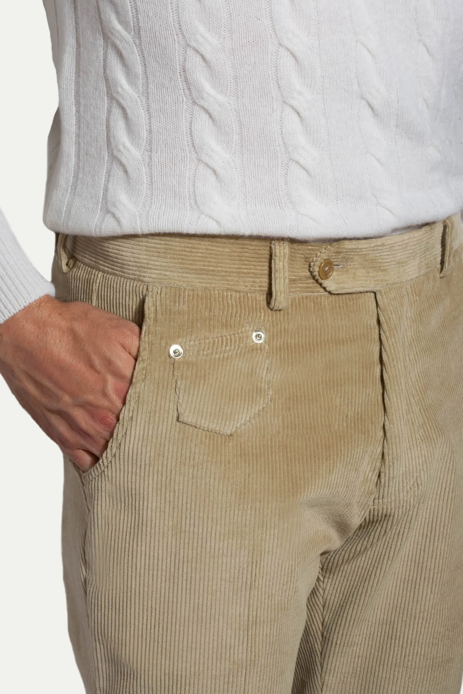beige_corduroy_sirmione_t_0.webp Beige corduroy Sirmione trousers - Made in Italy