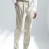 Beige corduroy trousers "Soragna Capsule Collection" - Made in Italy