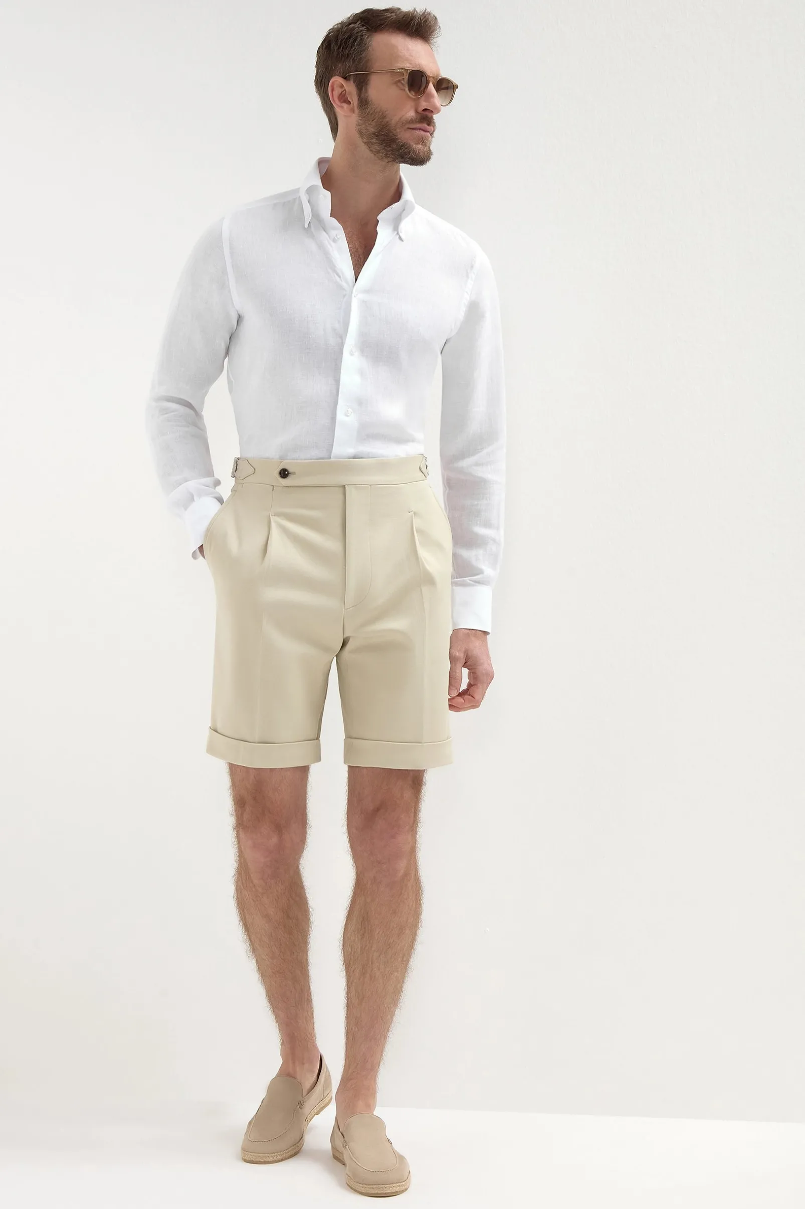 beige_cotton_shorts__made_0.webp Beige cotton shorts - Made in Italy