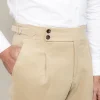 Beige cotton trousers "Soragna Capsule Collection" - Made in Italy