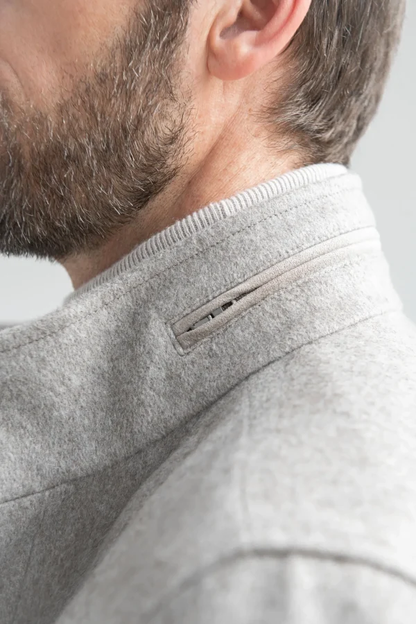 Beige field jacket - Made in Italy