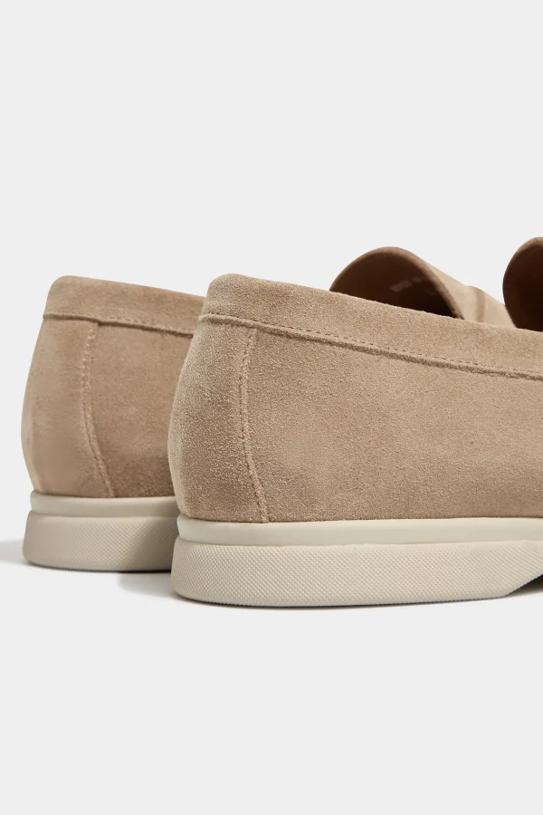 Beige penny loafers - Made in Italy