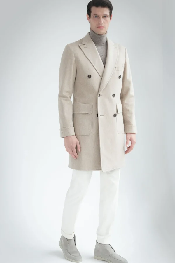 Beige Polo Coat – Made in Italy