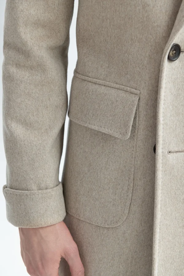 Beige Polo Coat – Made in Italy