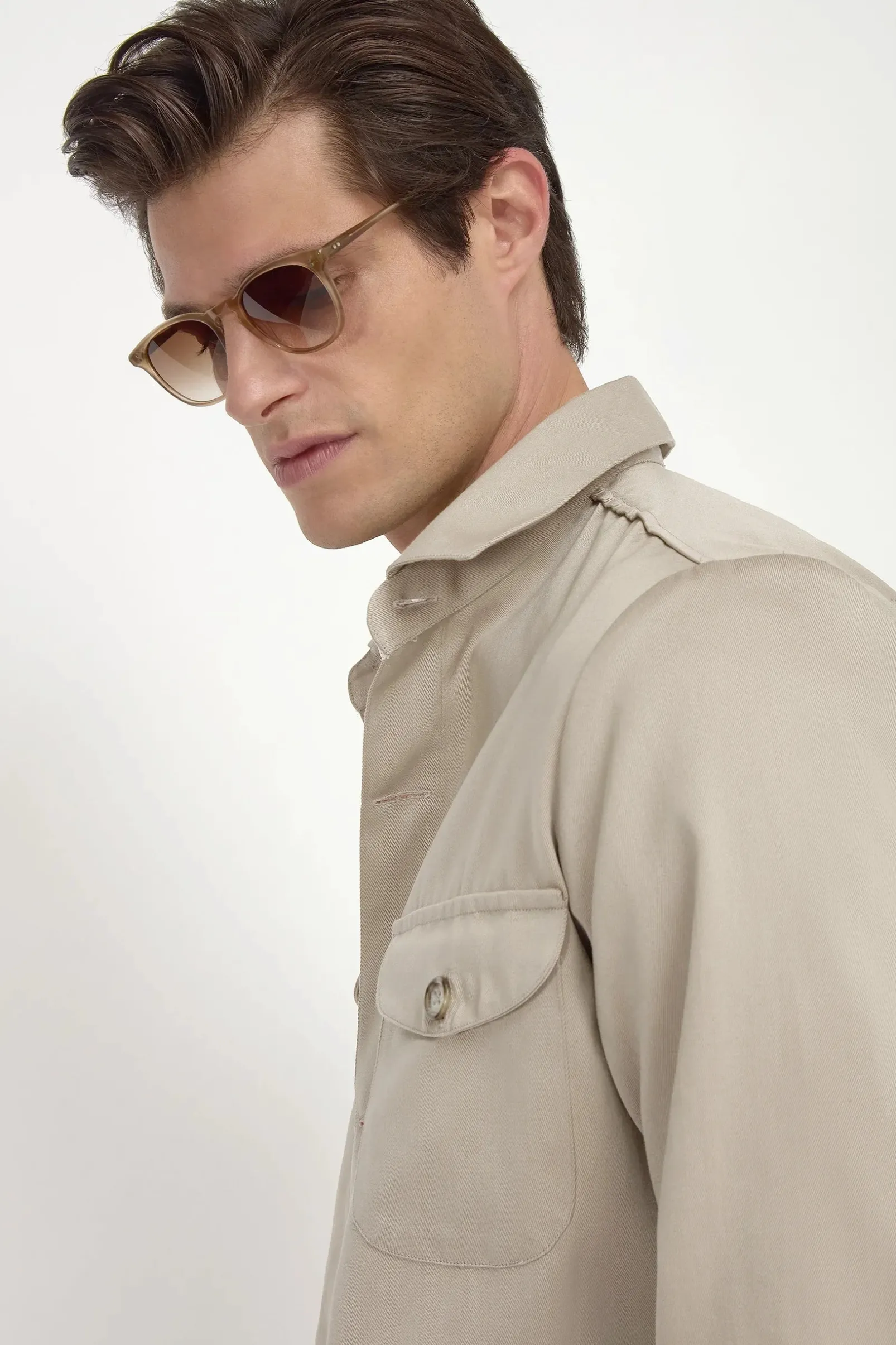 beige_solaro_effect_safar_5.webp Beige solaro effect safari jacket - Made in Italy
