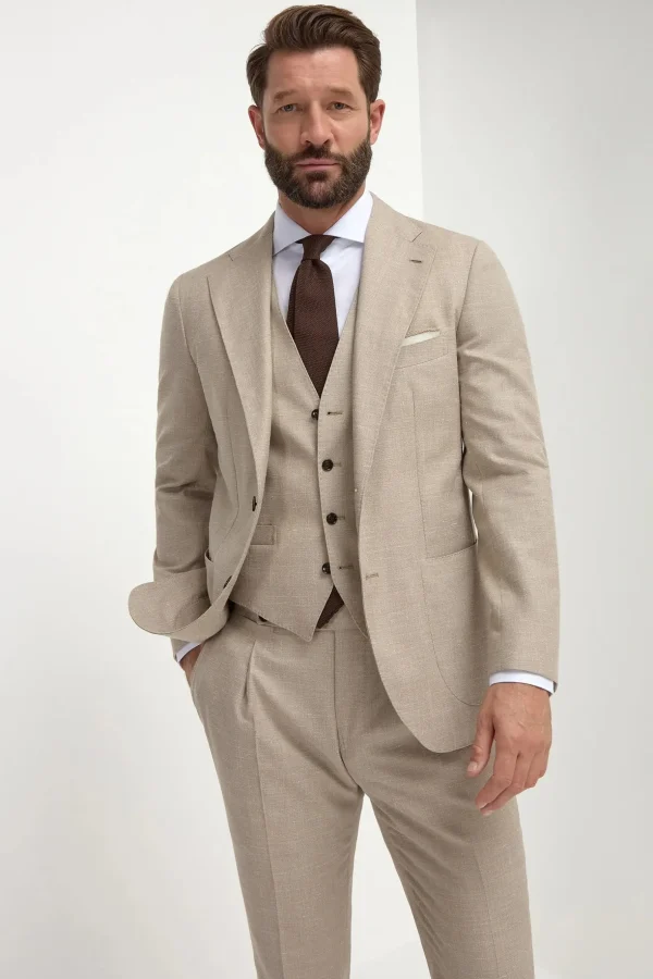Beige Suit - Made in Italy