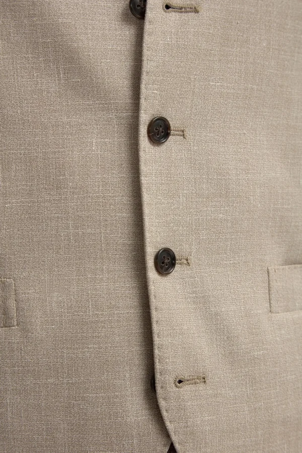 Beige waistcoat - Made in Italy