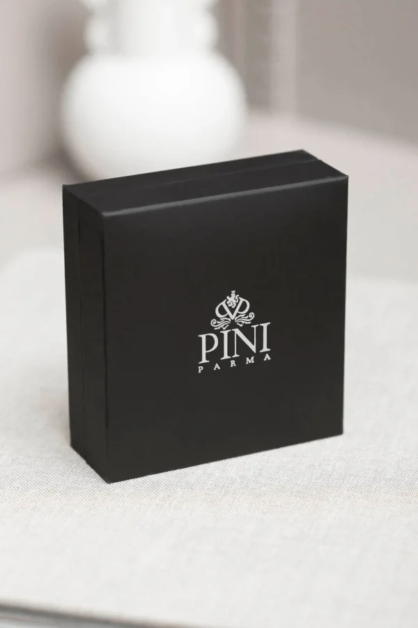 Black cufflinks and dress studs set - Made in Italy