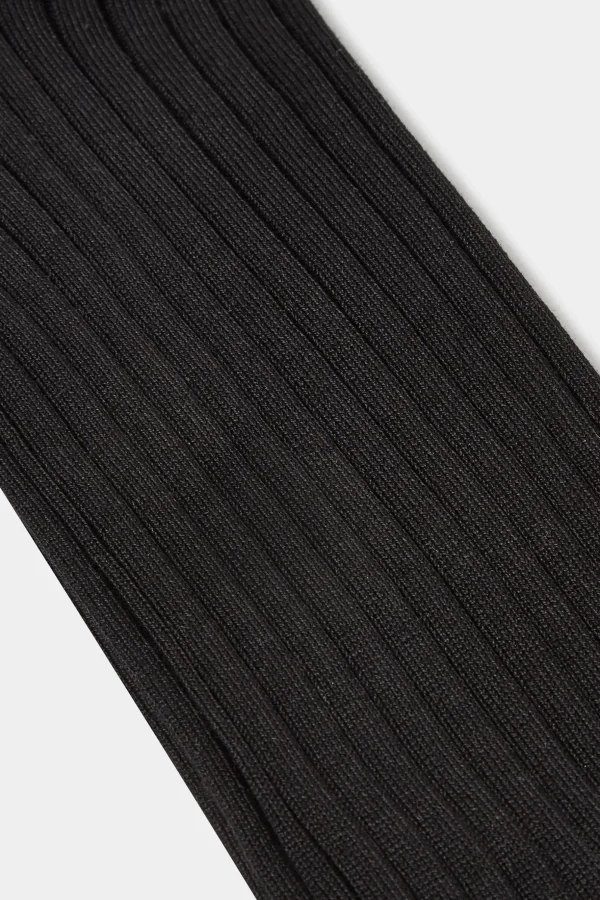 Black long socks - Made in Italy