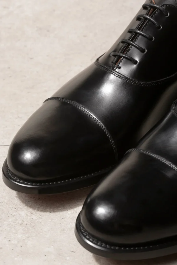 Black Tuxedo Oxfords - Made in Italy