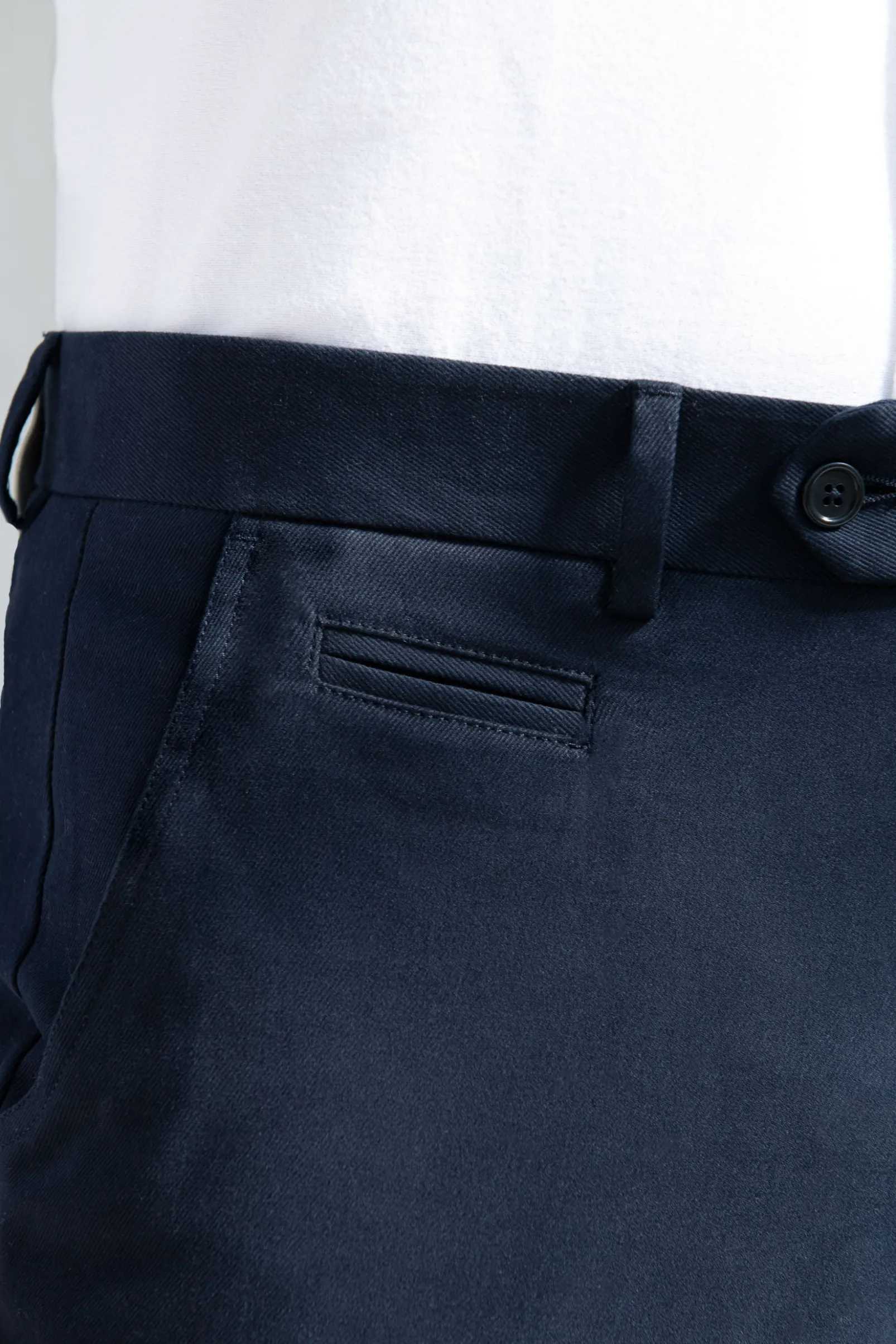 blue_cotton_and_cashmere__1.webp Blue cotton and cashmere Garda trousers - Made in Italy