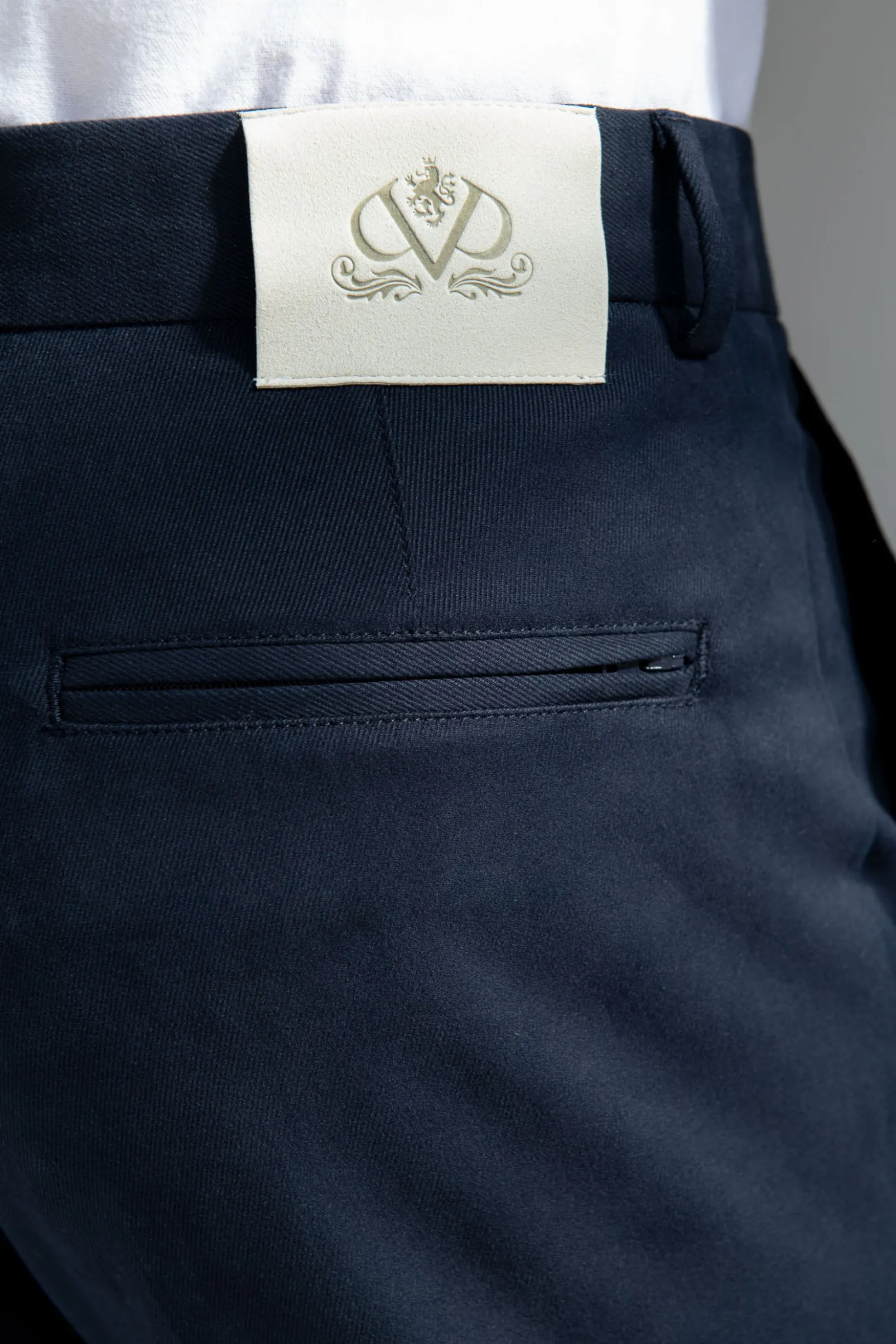blue_cotton_and_cashmere__3.webp Blue cotton and cashmere Garda trousers - Made in Italy