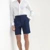 Blue cotton shorts - Made in Italy