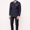 Blue double breasted suit - Made in Italy