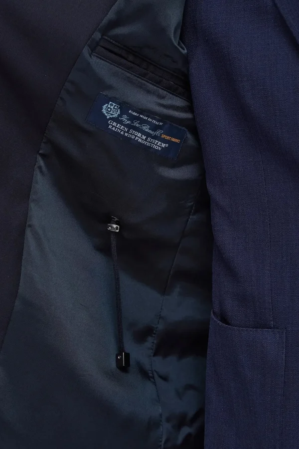 Blue field jacket - Made in Italy