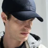 Blue flannel baseball cap - Made in Italy