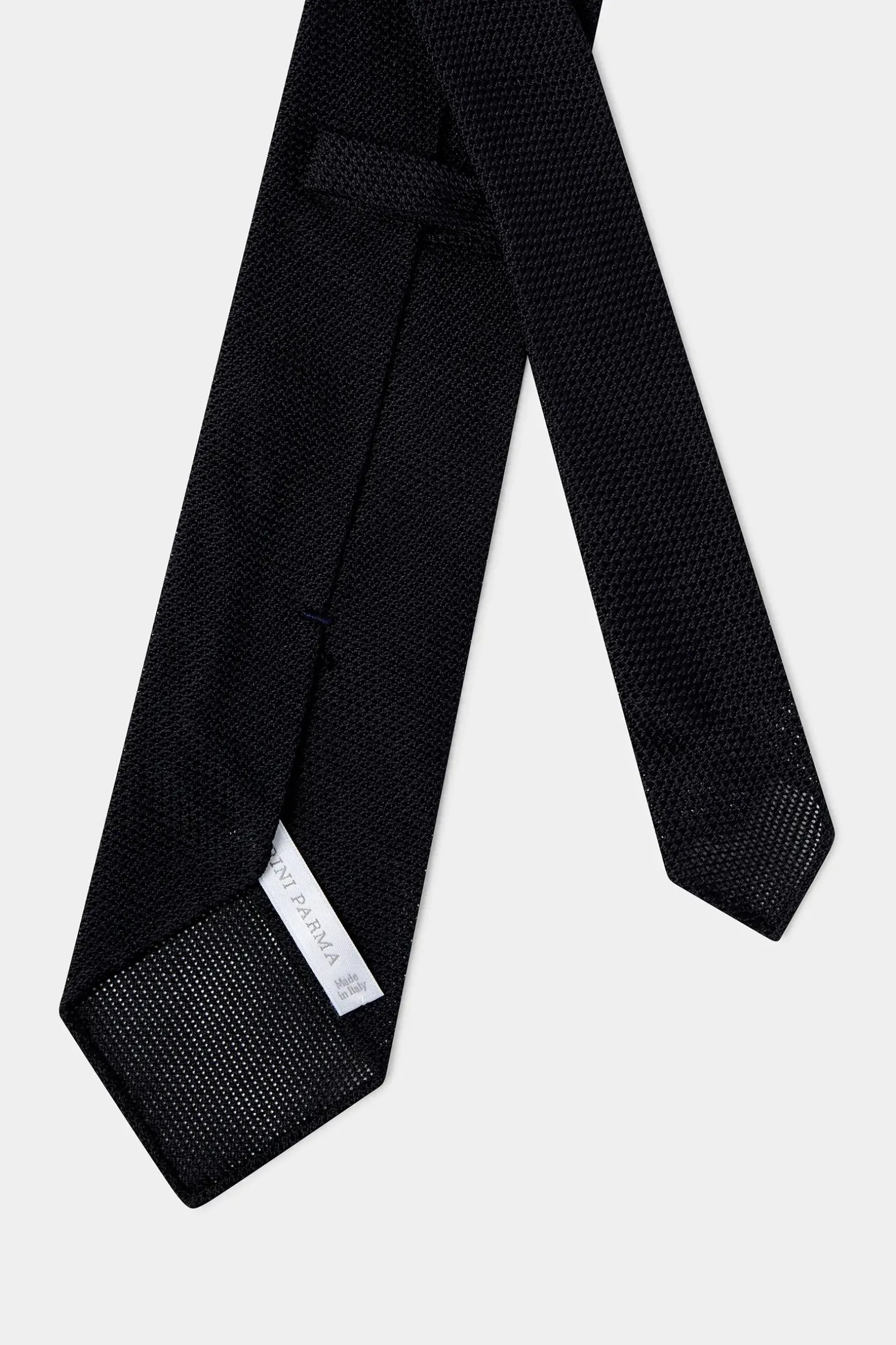 blue_grenadine_silk_tie___3.webp Blue grenadine silk tie - Hand Made In Italy