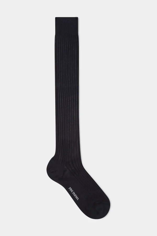 Blue long Socks - Made in Italy