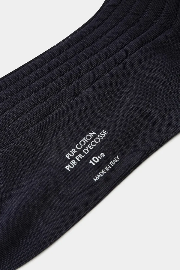 Blue long Socks - Made in Italy