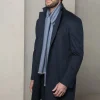 Blue overcoat - Made in Italy
