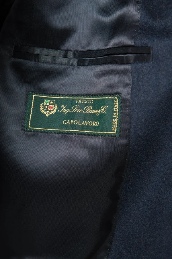 Blue overcoat - Made in Italy