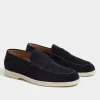 Blue penny loafers - Made in Italy