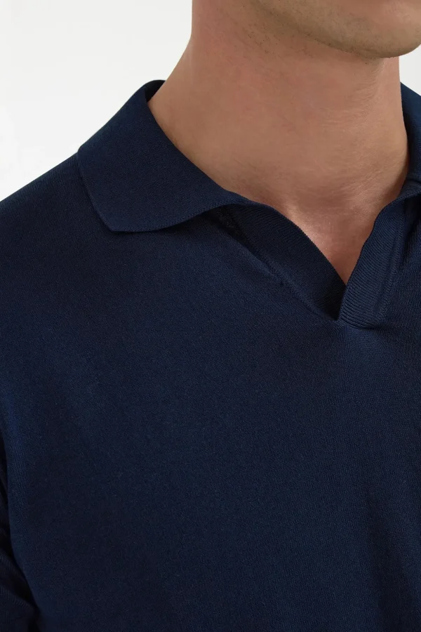 Blue polo - Made in Italy