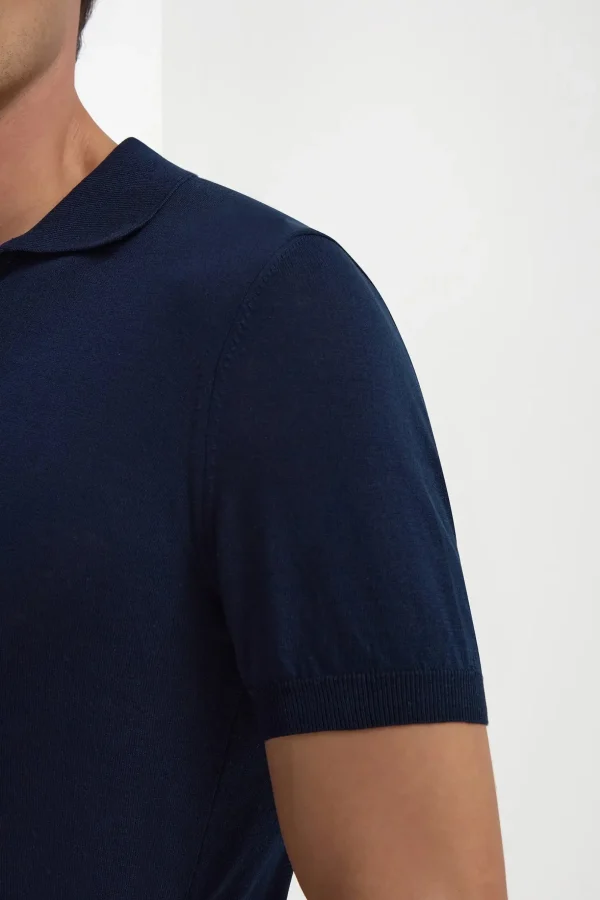 Blue polo - Made in Italy