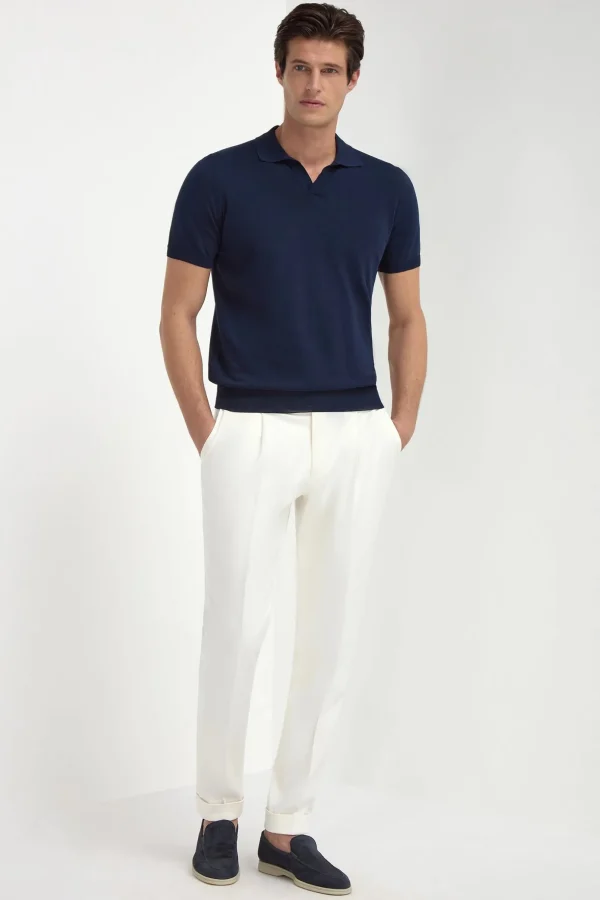 Blue polo - Made in Italy