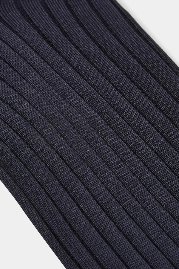 Blue Short Socks - Made in Italy