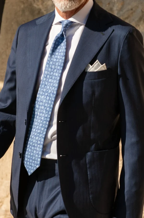 Blue solaro suit - Made in Italy