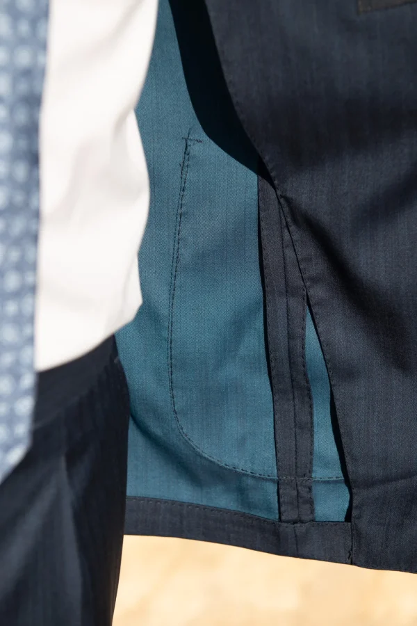 Blue solaro suit - Made in Italy