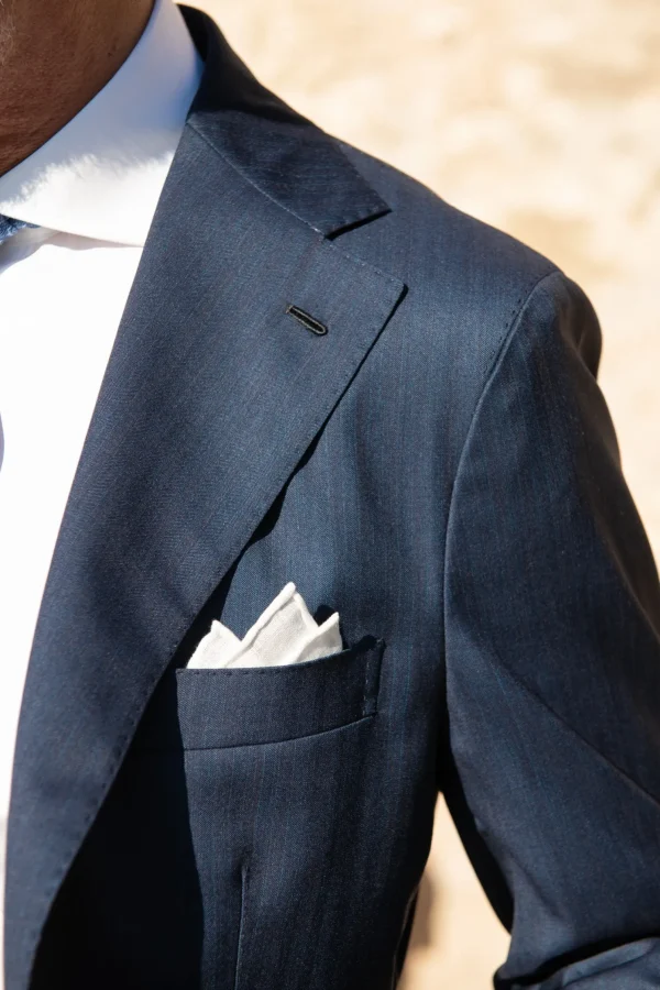 Blue solaro suit - Made in Italy
