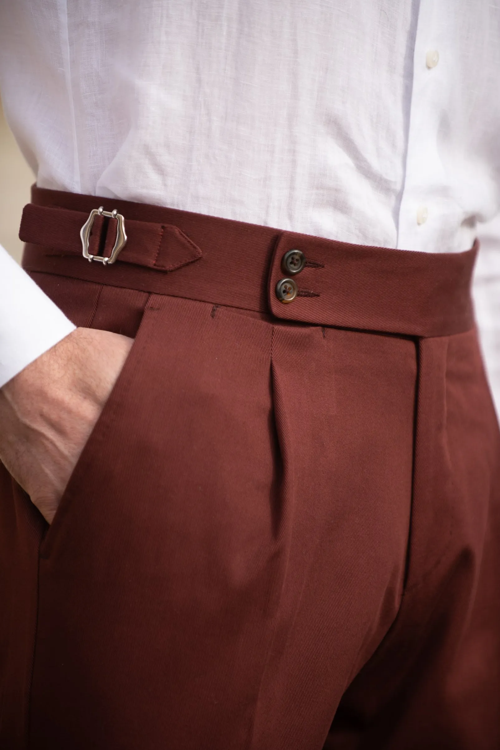 bordeaux_cotton_trousers__0.webp Bordeaux cotton trousers "Soragna Capsule Collection" - Made in Italy