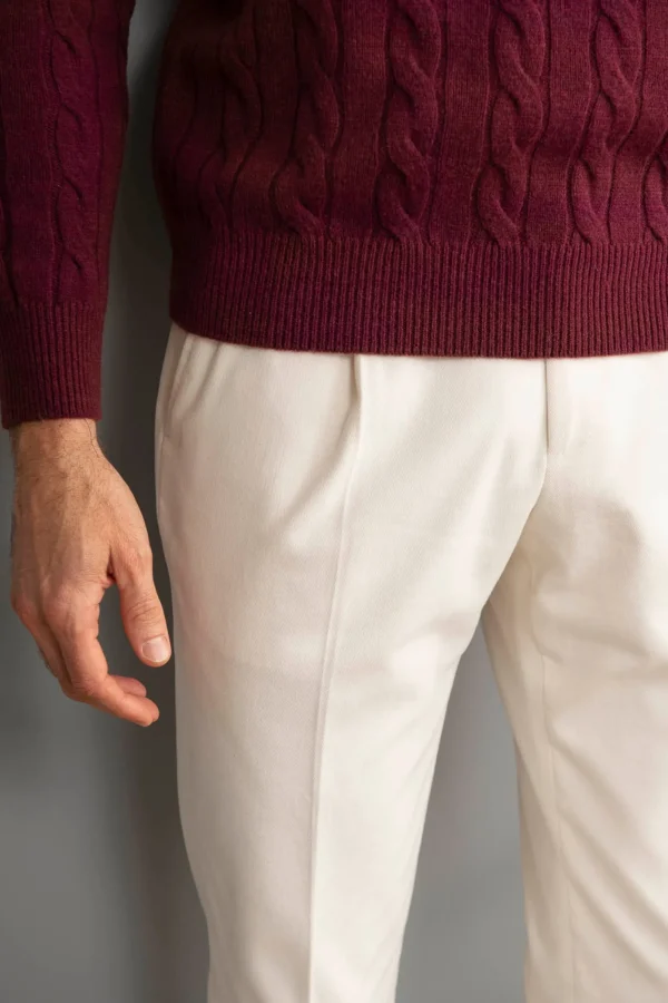 Bordeaux turtleneck – Made in italy