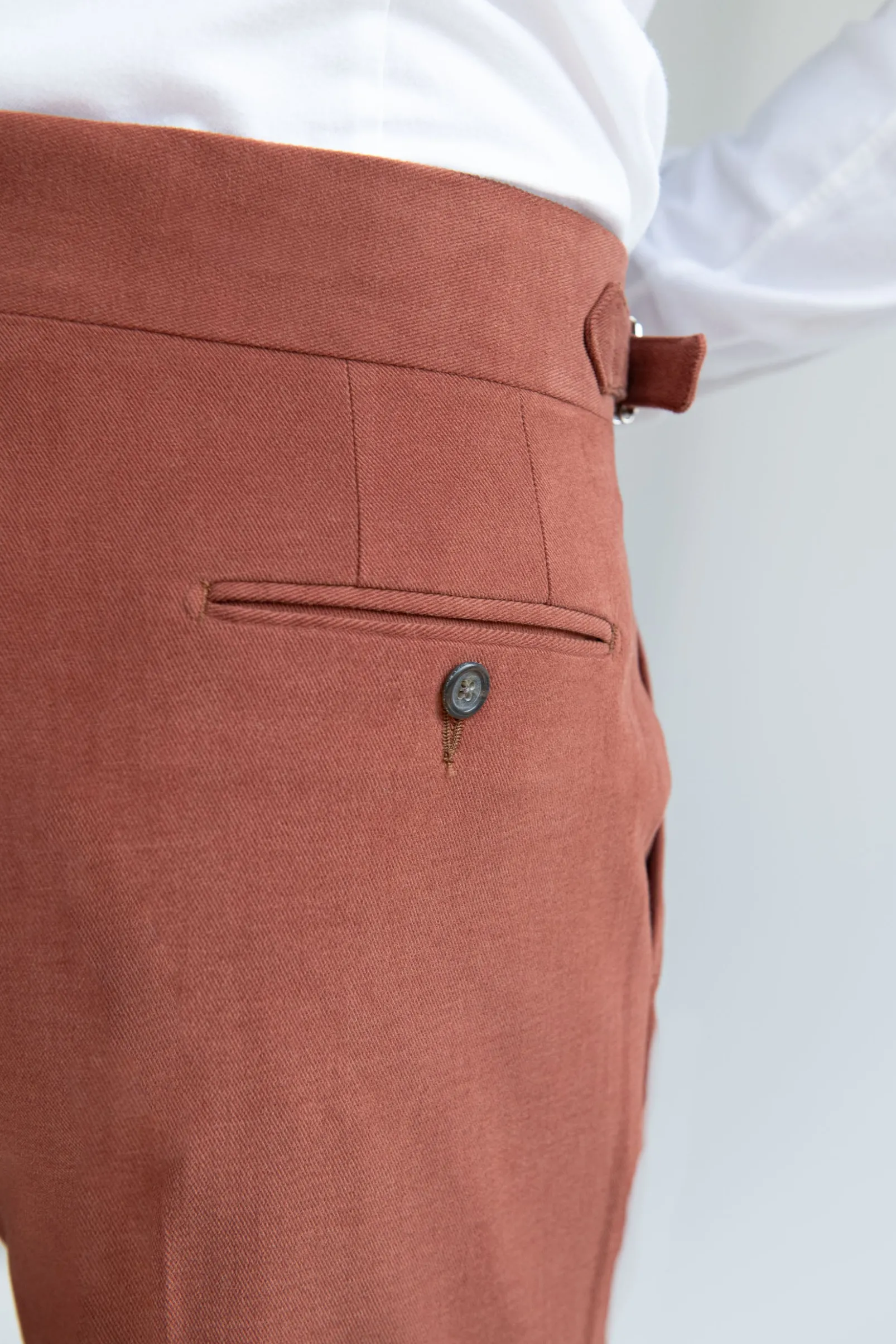 brick_cotton_trousers_sor_1.webp Brick cotton trousers "Soragna Capsule Collection" - Made in Italy