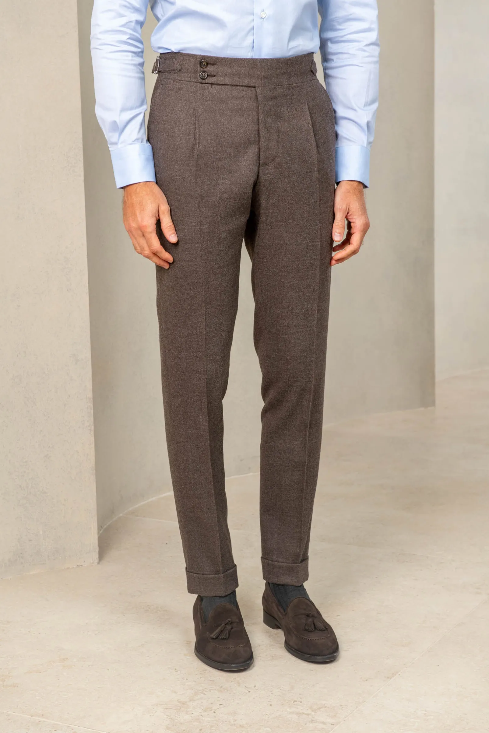 brown_flannel_soragna_tro_0.webp Brown flannel Soragna trousers - Made in Italy
