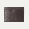 Brown leather card holder - Made in Italy