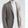Brown Prince of Wales Jacket - Made in Italy