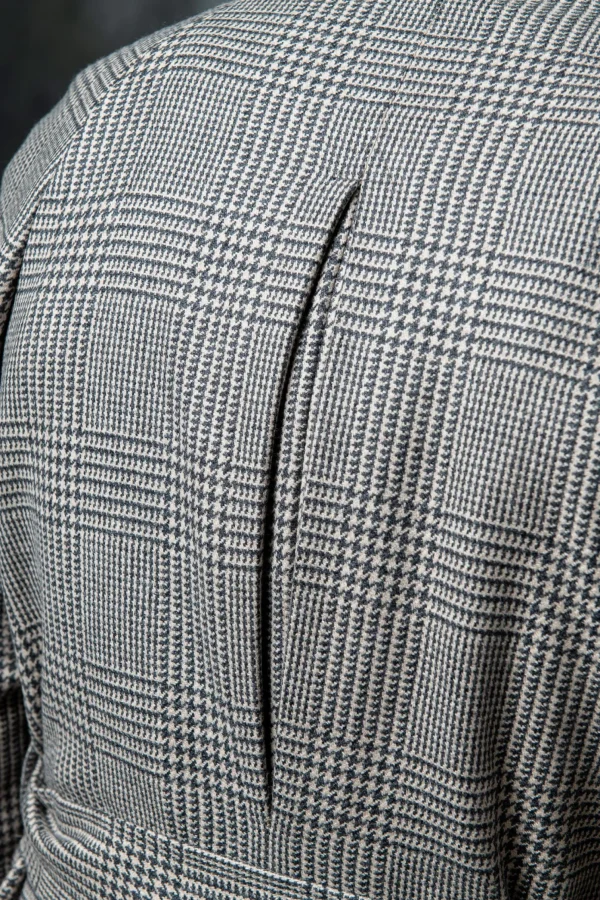 Brown Prince of Wales Raglan coat – Made in Italy
