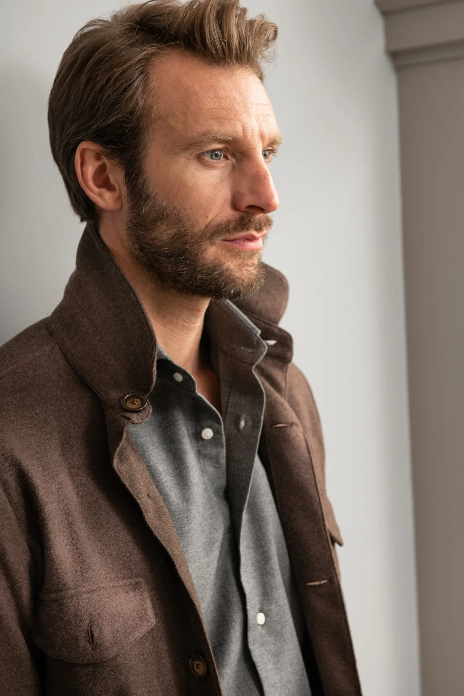 brown_safari_jacket_flann_3.webp Brown Safari Jacket flannel Super 180'S – Made in Italy