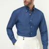 Button down denim shirt ”Sartoriale collection” - Made In Italy