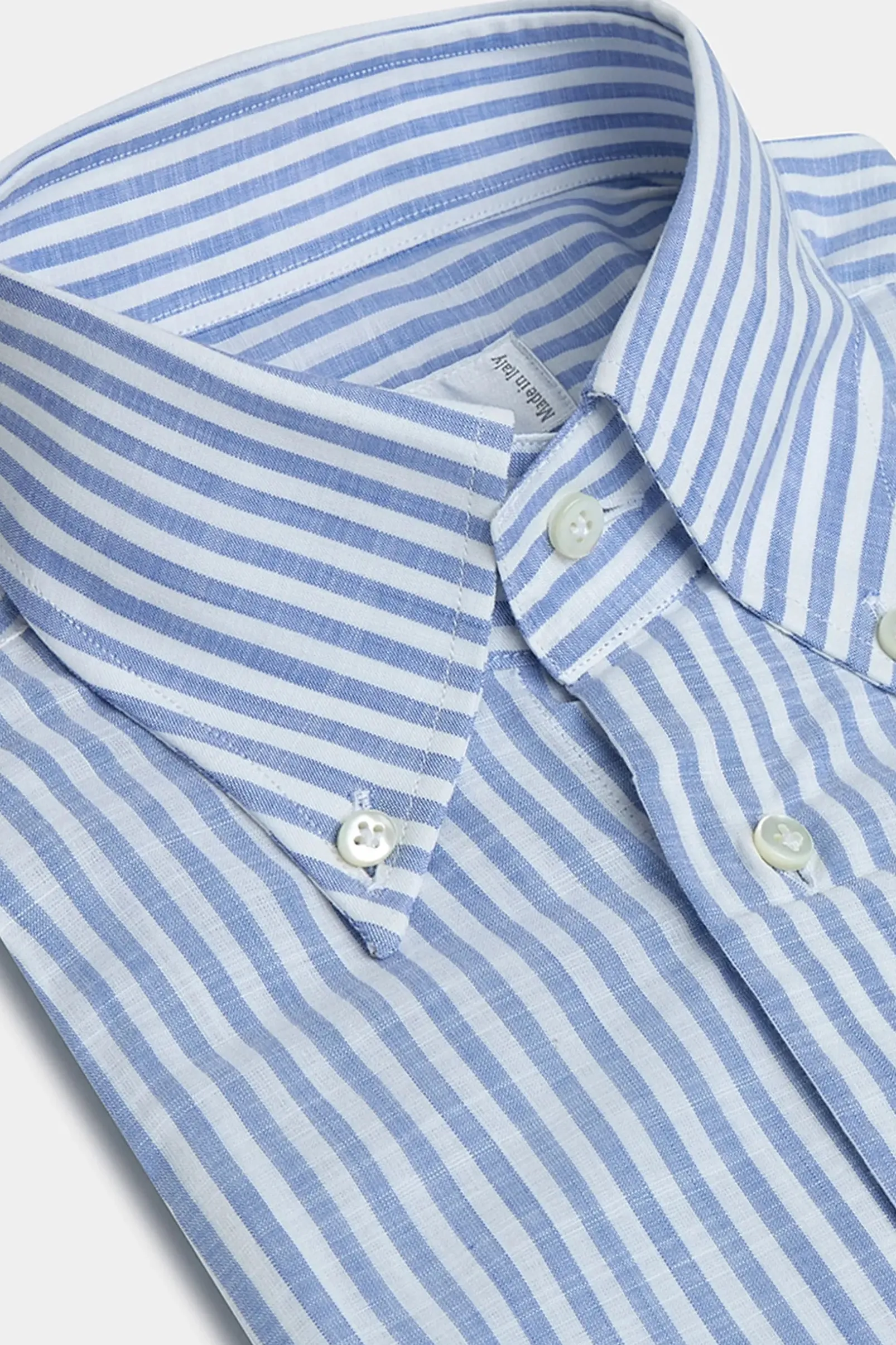 button_down_light_blue_st_0.webp Button down light blue striped shirt ”Sartoriale collection”- Made In Italy