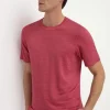 Cherry linen t-shirt - Made in Italy