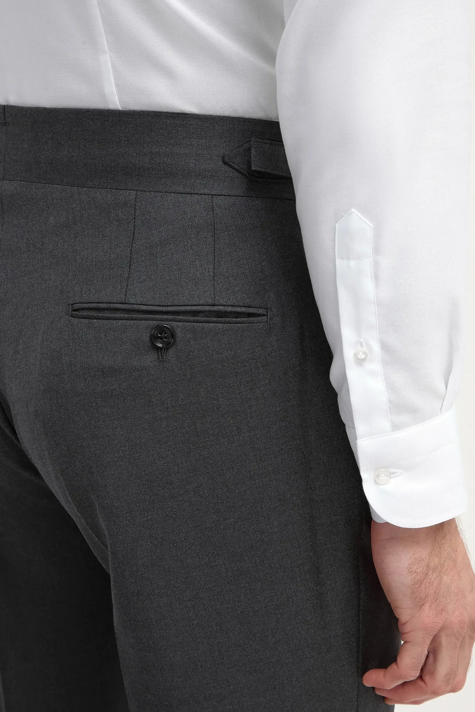 dark_grey_soragna_trouser_1.webp Dark grey Soragna trousers - Made in Italy