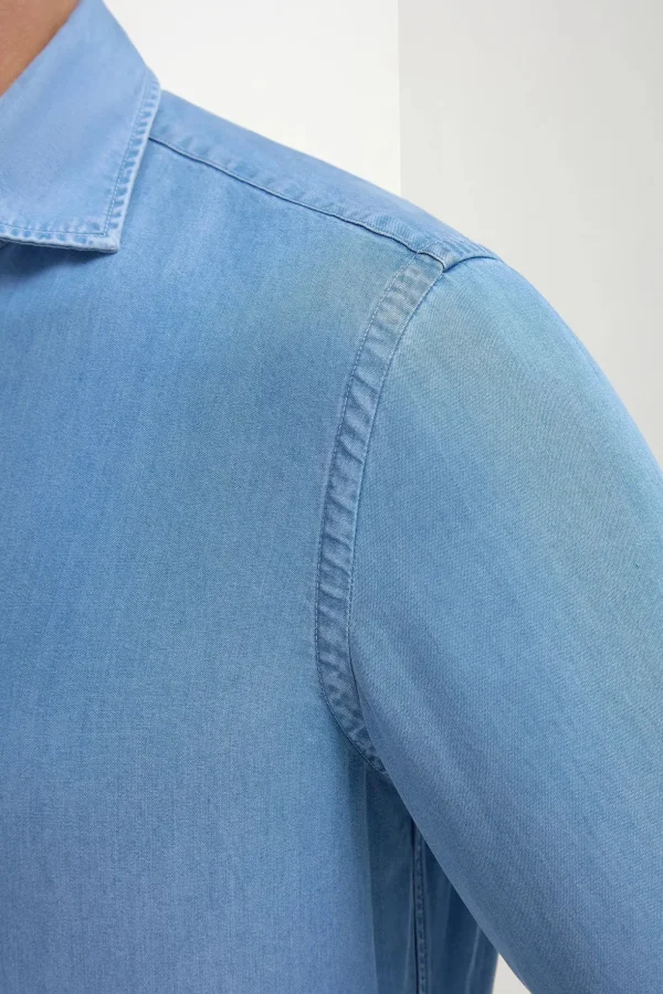 Denim stone shirt - Made in Italy